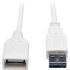 Picture of Tripp Lite 10ft USB 2.0 High Speed Extension Cable Reversible A to A M/F White