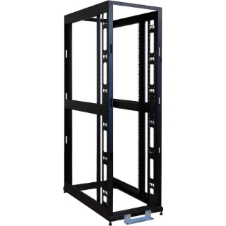 Picture of Tripp Lite 42U 4-Post Open Frame Rack Cabinet Square Hole Heavy Duty Caster