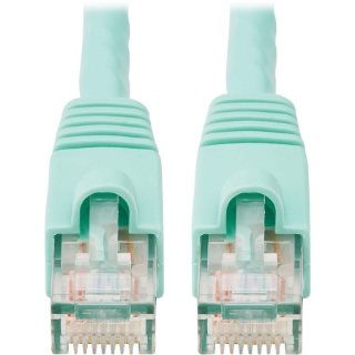 Picture of Tripp Lite 25ft Augmented Cat6 Cat6a Snagless 10G Patch Cable RJ45 Aqua 25'