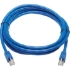 Picture of Tripp Lite Cat6a Patch Cable F/UTP Snagless w/ PoE 10G CMR-LP Blue M/M 10ft