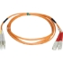 Picture of Tripp Lite 20M Duplex Multimode 62.5/125 Fiber Optic Patch Cable LC/SC 65' 65ft 20 Meter