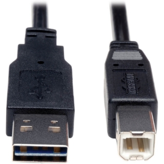 Picture of Tripp Lite 3ft USB 2.0 High Speed Cable Reverisble A to B M/M