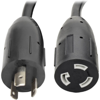 Picture of Tripp Lite 15ft Power Cord Extension Cable L5-20P to L5-20R with Locking Connectors Heavy Duty 20A 12AWG 15'