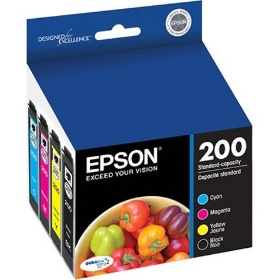 Picture of Epson DURABrite Ultra 200 Original Ink Cartridge - Combo Pack - Cyan, Magenta, Yellow, Black