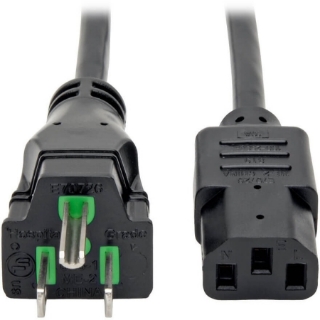 Picture of Tripp Lite 25ft Computer Power Cord Hospital Medical Cable 5-15P to C13 15A 14AWG 25'