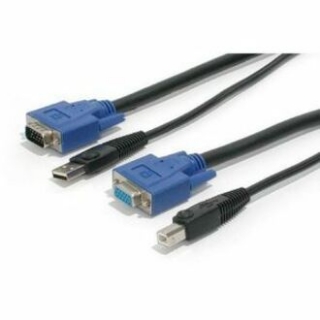 Picture of StarTech.com 15 ft 2-in-1 Universal USB KVM Cable