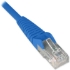 Picture of Tripp Lite 1ft Cat6 Gigabit Snagless Molded Patch Cable RJ45 M/M Blue 1'