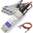 Picture of AddOn Cisco QSFP-4X10G-AOC10M Compatible TAA Compliant 40GBase-AOC QSFP+ to 4xSFP+ Direct Attach Cable (850nm, MMF, 10m)
