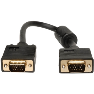 Picture of Tripp Lite 1ft VGA Coax Monitor Cable with RGB High Resolution HD15 M/M 1'