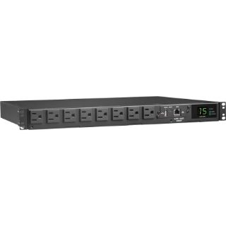 Picture of Tripp Lite PDU ATS/Monitored 120V 1.44kW 15A 8 5-15R Dual 5-15P 12ft Cords
