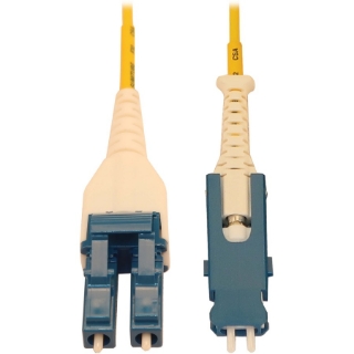 Picture of Tripp Lite N383L-05M 40/100/400G Singlemode 9/125 OS2 Fiber Cable, Yellow, 5 m (16.4 ft.)