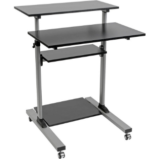 Picture of Tripp Lite Rolling Standing Desk/Workstation on Wheels, Height Adjustable, Mobile