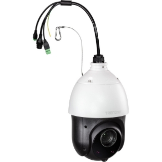 Picture of TRENDnet Indoor Outdoor 2MP 1080p PoE+ IR PTZ Speed Dome Network Camera, 20x Optical Zoom, Auto-Focus, Auto-Iris, IP66 Housing, Night Vision Up To 100m (328 ft.), White, TV-IP440PI