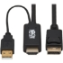 Picture of Tripp Lite P567-02M HDMI to DisplayPort 1.2 Active Adapter Cable, Black, 2 m (6.6 ft.)