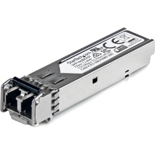 Picture of StarTech.com MSA Uncoded SFP Module - 100BASE-EX - 100Mb Ethernet SFP 100MbE Single Mode Fiber (SMF) Optic Transceiver Module - 40km DDM