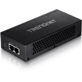 Picture of TRENDnet Gigabit Ultra PoE+ Injector, Supplies PoE (15.4W), PoE+(30W) Or Ultra PoE(60W), Network A PoE Device Up To 100m(328 ft), Supports IEEE 802.3af,802.at,Ultra PoE, Plug & Play, Black, TPE-117GI