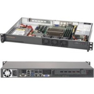 Picture of Supermicro SuperServer 5019S-L Barebone System - 1U Rack-mountable - Socket H4 LGA-1151 - 1 x Processor Support