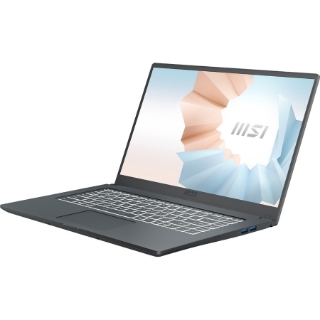 Picture of MSI Modern 15 Modern 15 A11MU-652 15.6" Rugged Ultrabook - Full HD - 1920 x 1080 - Intel Core i7 11th Gen i7-1195G7 2.90 GHz - 8 GB Total RAM - 1 TB SSD - Carbon Gray