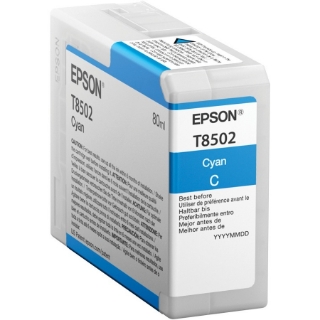 Picture of Epson UltraChrome HD T850 Original Ink Cartridge - Cyan