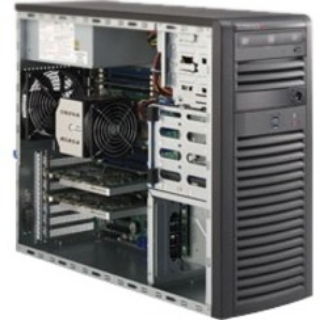 Picture of Supermicro SuperWorkstation 5038A-I Barebone System - 3U Mid-tower - Socket R3 LGA-2011 - 1 x Processor Support