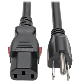 Picture of Tripp Lite Power Extension Cord 5-15P to Locking C13 M/F 14 AWG 15A 6ft