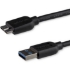 Picture of StarTech.com 0.5m (20in) Slim SuperSpeed USB 3.0 A to Micro B Cable - M/M