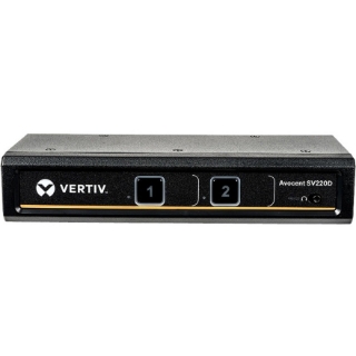 Picture of Vertiv Avocent SV200 Desktop KVM Switch | 2 Port | DisplayPort (SV220D-001)