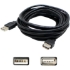 Picture of AddOn 5-Pack of 6ft USB 2.0 (A) Male to Female Black Cables