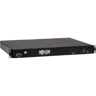 Picture of Tripp Lite PDU Metered ATS 2/2.4KW 200/240V 10 C13 2 C14 3.6M Cords 1URM