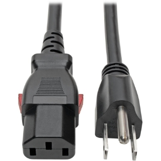 Picture of Tripp Lite Power Extension Cord 5-15P to Locking C13 M/F 18 AWG 10A 10ft