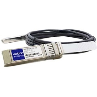 Picture of AddOn Juniper Networks QFX-SFP-DAC-5M Compatible TAA Compliant 10GBase-CU SFP+ to SFP+ Direct Attach Cable (Passive Twinax, 5m)