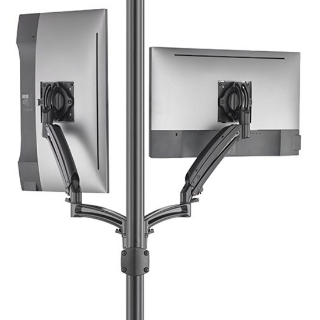 Picture of Chief Kontour K1P220BXRH Pole Mount for Monitor, All-in-One Computer - Black - TAA Compliant