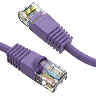 Picture of Axiom 8FT CAT6 UTP 550mhz Patch Cable Snagless Molded Boot (Purple)