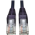 Picture of Tripp Lite 3ft Cat5 Cat5e Snagless Molded Patch Cable UTP Purple RJ45 M/M 3'