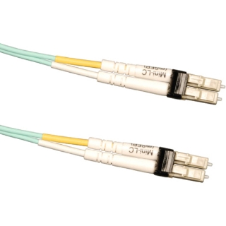 Picture of Tripp Lite 2M 10Gb Duplex Multimode 50/125 OM3 LSZH Fiber Optic Patch Cable Mini-LC / Mini-LC Aqua 6' 6ft 2 Meter