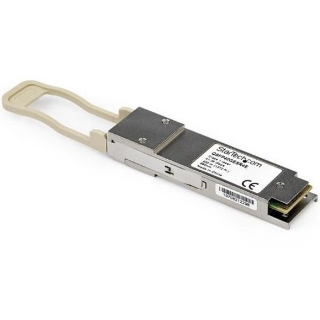 Picture of StarTech.com Cisco QSFP-40G-CSR4 Compatible QSFP+ Module - 40GBASE-SR4 - 40GE Gigabit Ethernet 40GbE Multimode Fiber MMF Optic Transceiver