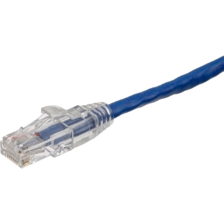 Picture of Axiom 100FT CAT6 UTP 550mhz Patch Cable Clear Snagless Boot (Blue) - TAA Compliant