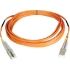 Picture of Tripp Lite 30M Duplex Multimode 50/125 Plenum Fiber Optic Patch Cable LC/LC 100' 100ft 30 Meter