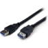 Picture of StarTech.com 6 ft Black SuperSpeed USB 3.0 Extension Cable A to A - M/F