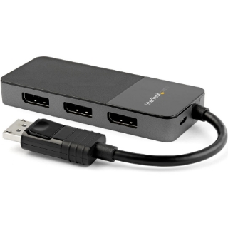 Picture of StarTech.com 3-Port Multi Monitor Adapter, DisplayPort 1.4 to Triple 4K DP Video Splitter or Dual 4K, DisplayPort MST Hub Display Adapter