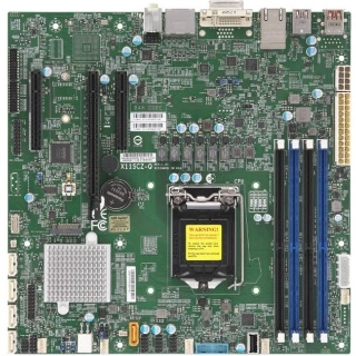 Picture of Supermicro X11SCZ-Q Desktop Motherboard - Intel Q370 Chipset - Socket H4 LGA-1151 - Micro ATX