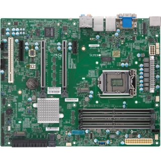 Picture of Supermicro X11SCA-F Workstation Motherboard - Intel C246 Chipset - Socket H4 LGA-1151 - ATX