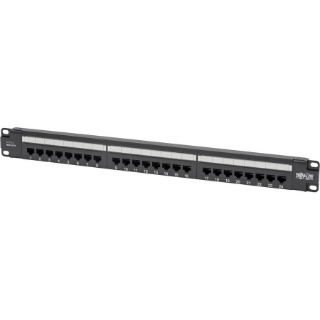 Picture of Tripp Lite Cat5 / Cat5e PoE Patch Panel 24-Port 110 568A/B RJ45 1URM TAA
