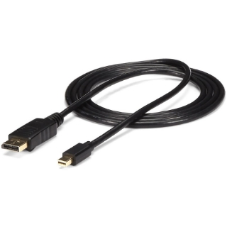 Picture of StarTech.com 3ft (1m) Mini DisplayPort to DisplayPort 1.2 Cable, 4K x 2K mDP to DisplayPort Adapter Cable, Mini DP to DP Cable for Monitor