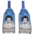 Picture of Tripp Lite 3ft Cat5e Cat5 Snagless Molded Slim UTP Patch Cable RJ45 M/M Blue 3'