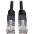 Picture of Tripp Lite 10ft Cat5e / Cat5 350MHz Molded Patch Cable RJ45 M/M Black 10'