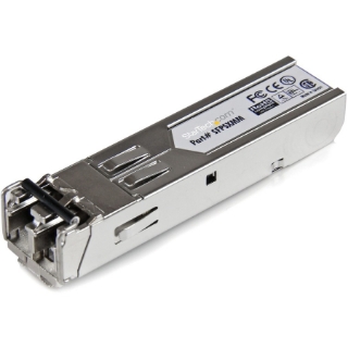 Picture of StarTech.com MSA Uncoded SFP Module - 1000BASE-SX - 1GE Gigabit Ethernet SFP 1GbE Multi Mode Fiber (MMF) Optic Transceiver - 550m DDM