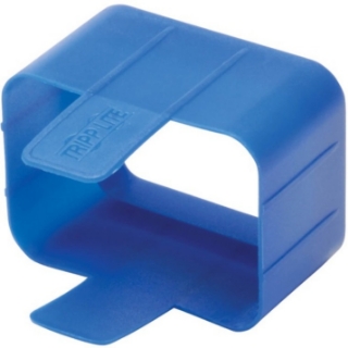 Picture of Tripp Lite PDU Plug Lock Connector C20 Power Cord to C19 Outlet Blue 100pk