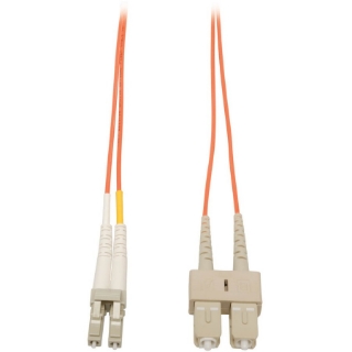 Picture of Tripp Lite 10M Duplex Multimode 62.5/125 Fiber Optic Patch Cable LC/SC 33' 33ft 10 Meter