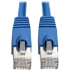 Picture of Tripp Lite 1ft Augmented Cat6 Cat6a Shielded 10G Patch Cable RJ45 Blue 1'